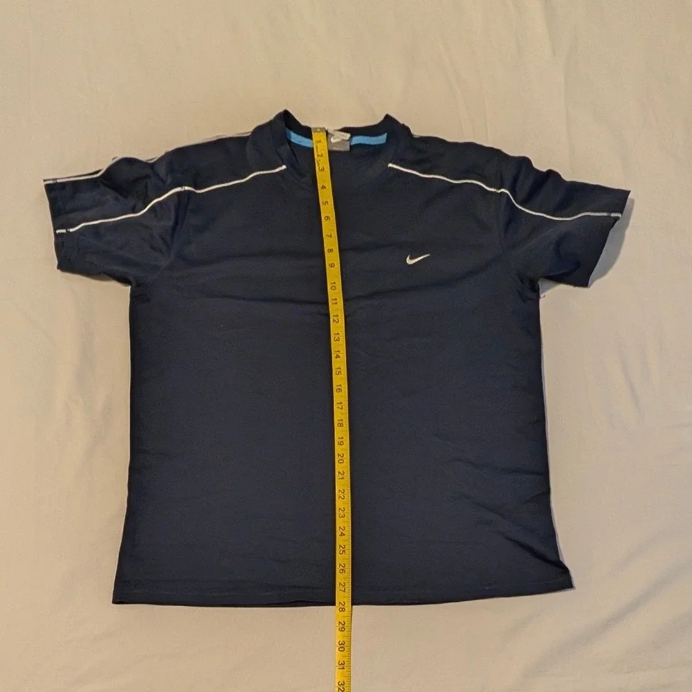 Nike Mens XXL Navy Blue Short Sleeve Athletic Training T-Shirt